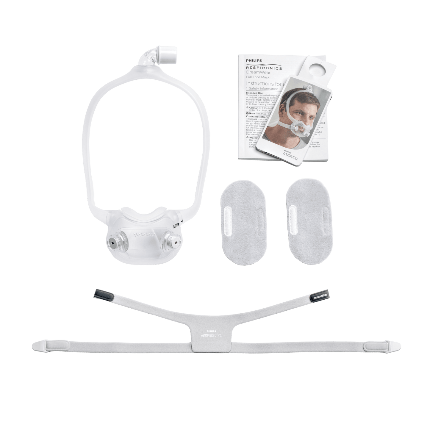 Philips Respironics DreamWear Full Face CPAP Mask with Headgear
