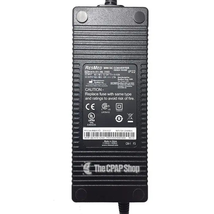 Resmed DC Power Converter for AirSense ™ 10 Series CPAP Machines