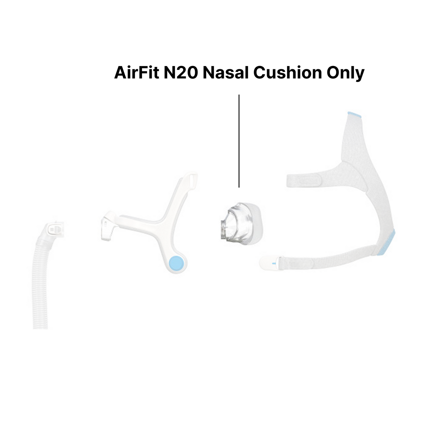 ResMed Cushion for AirFit N20 & AirFit N20 for Her Nasal CPAP Masks