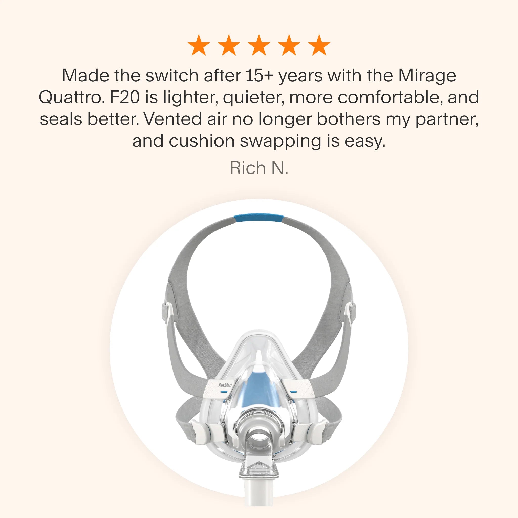 AirSense 10 with AirFit F20 Mask Bundle