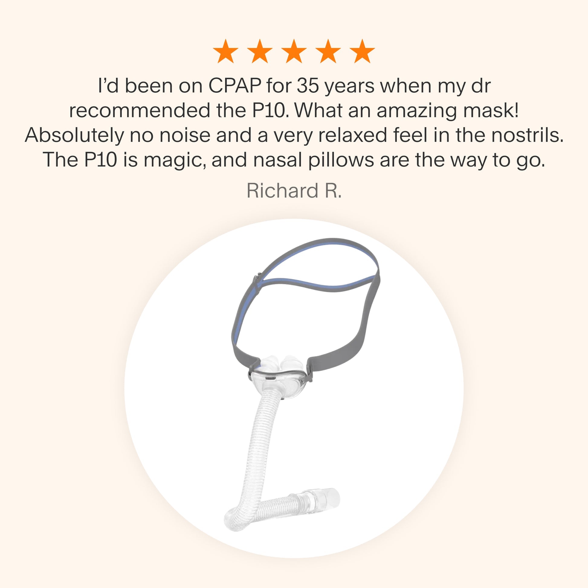 ResMed AirFit P10 Nasal Pillow CPAP Mask
