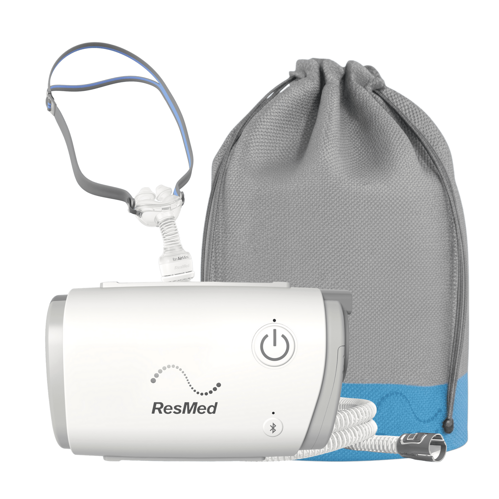 ResMed AirMini with AirFit P10 Nasal Pillow Mask Bundle