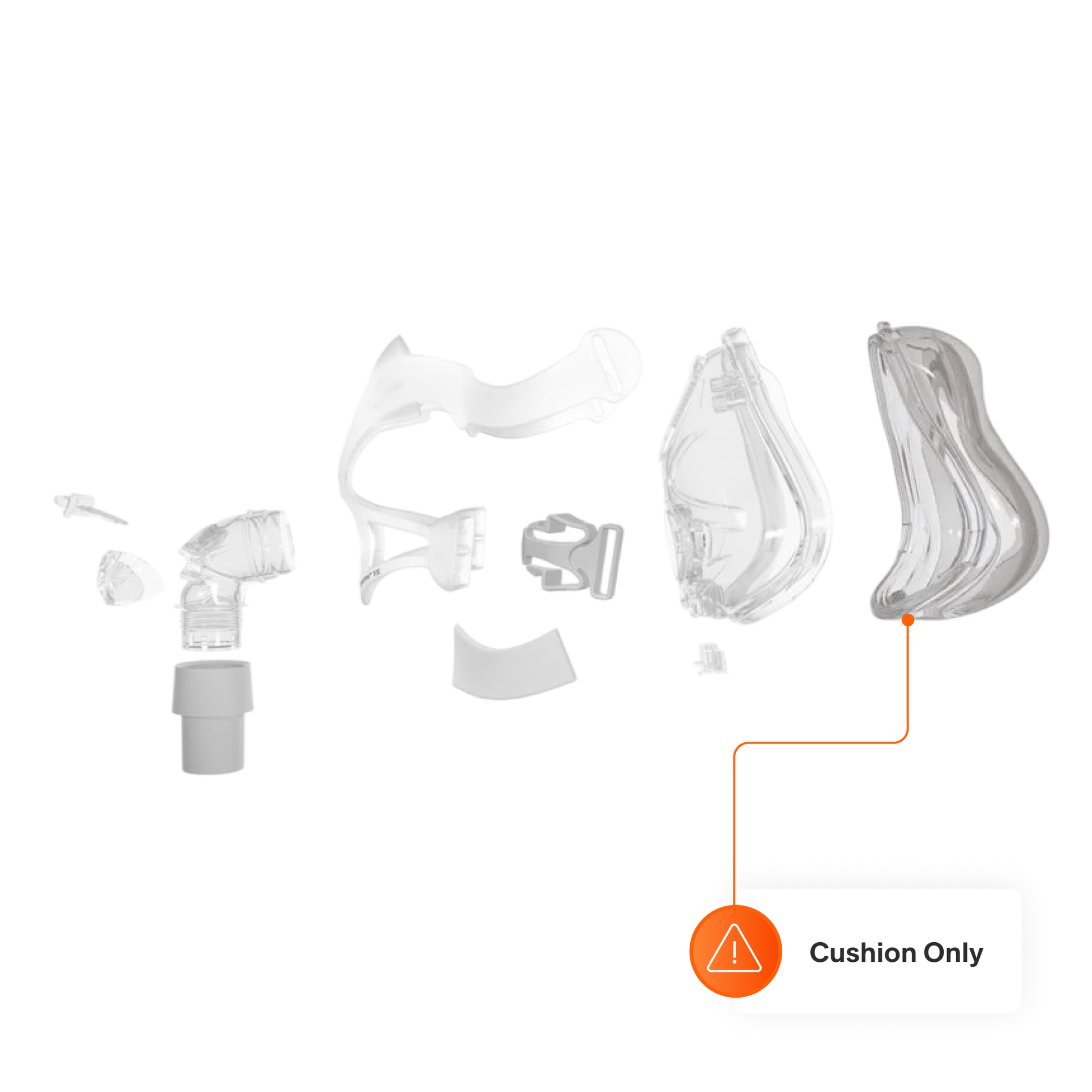 Full Face Cushion for Quattro FX Full Face CPAP Mask