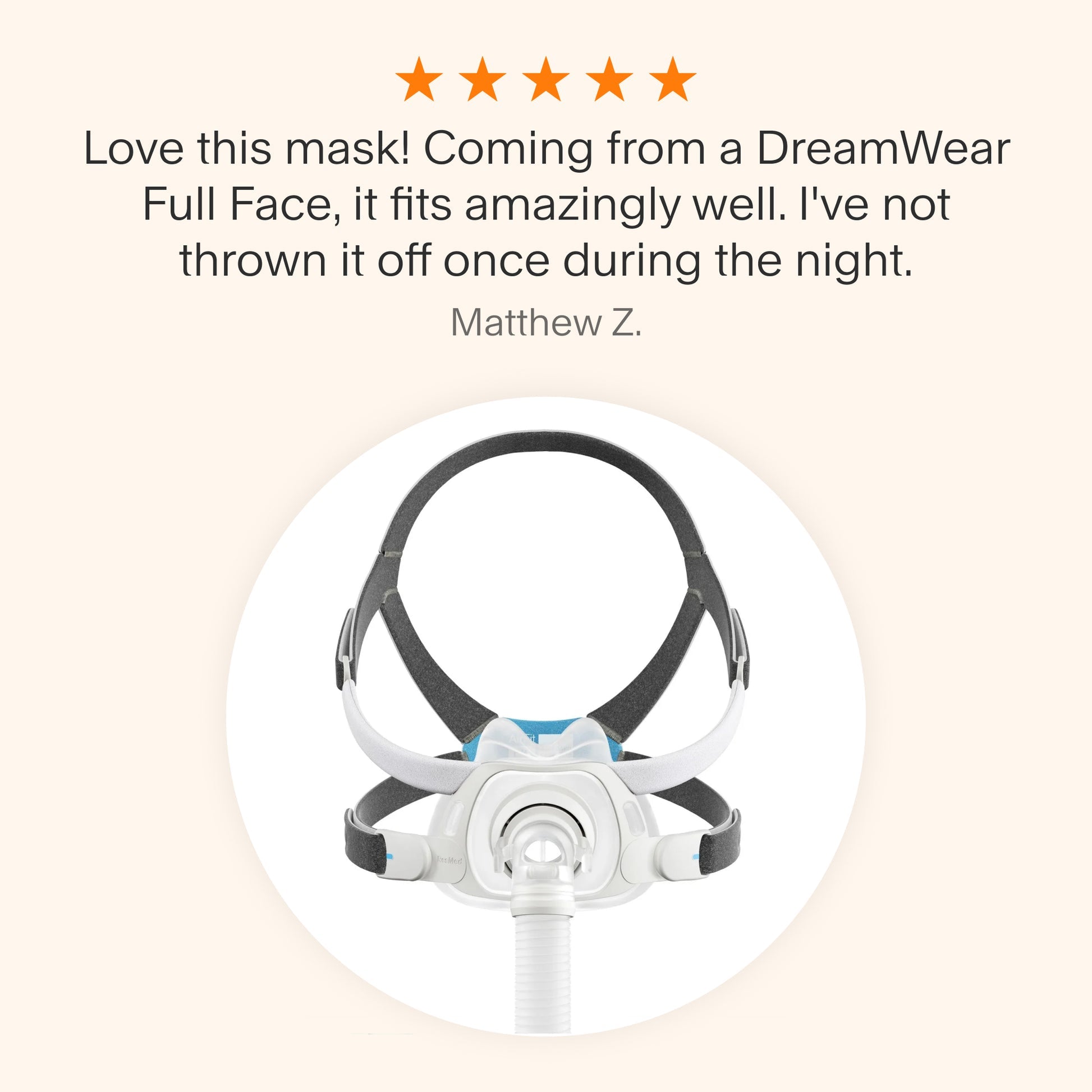 ResMed AirFit F40 Full Face CPAP Mask with Headgear