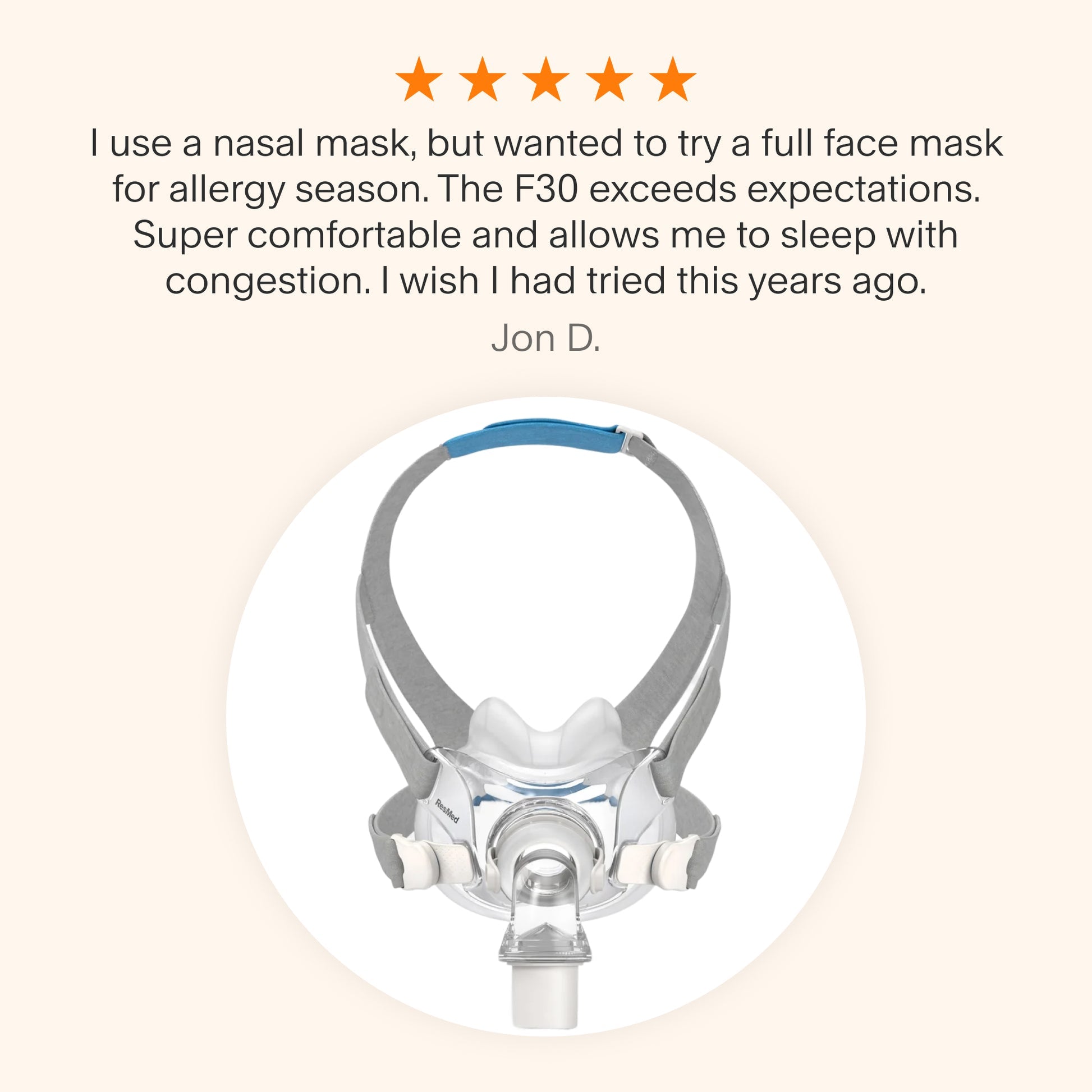 ResMed AirMini with AirFit F30 Full Face Mask Bundle