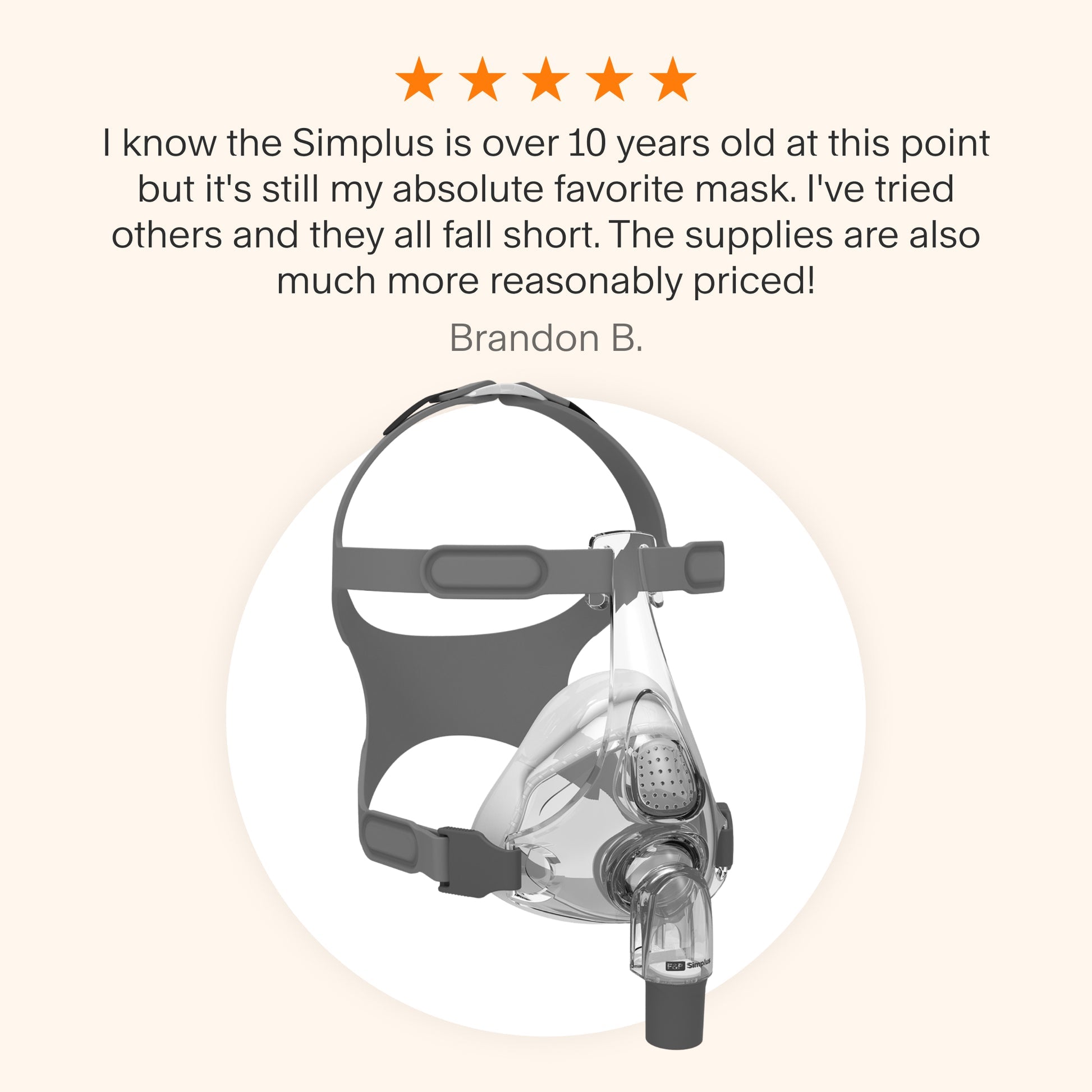 Fisher & Paykel Simplus Full Face CPAP Mask