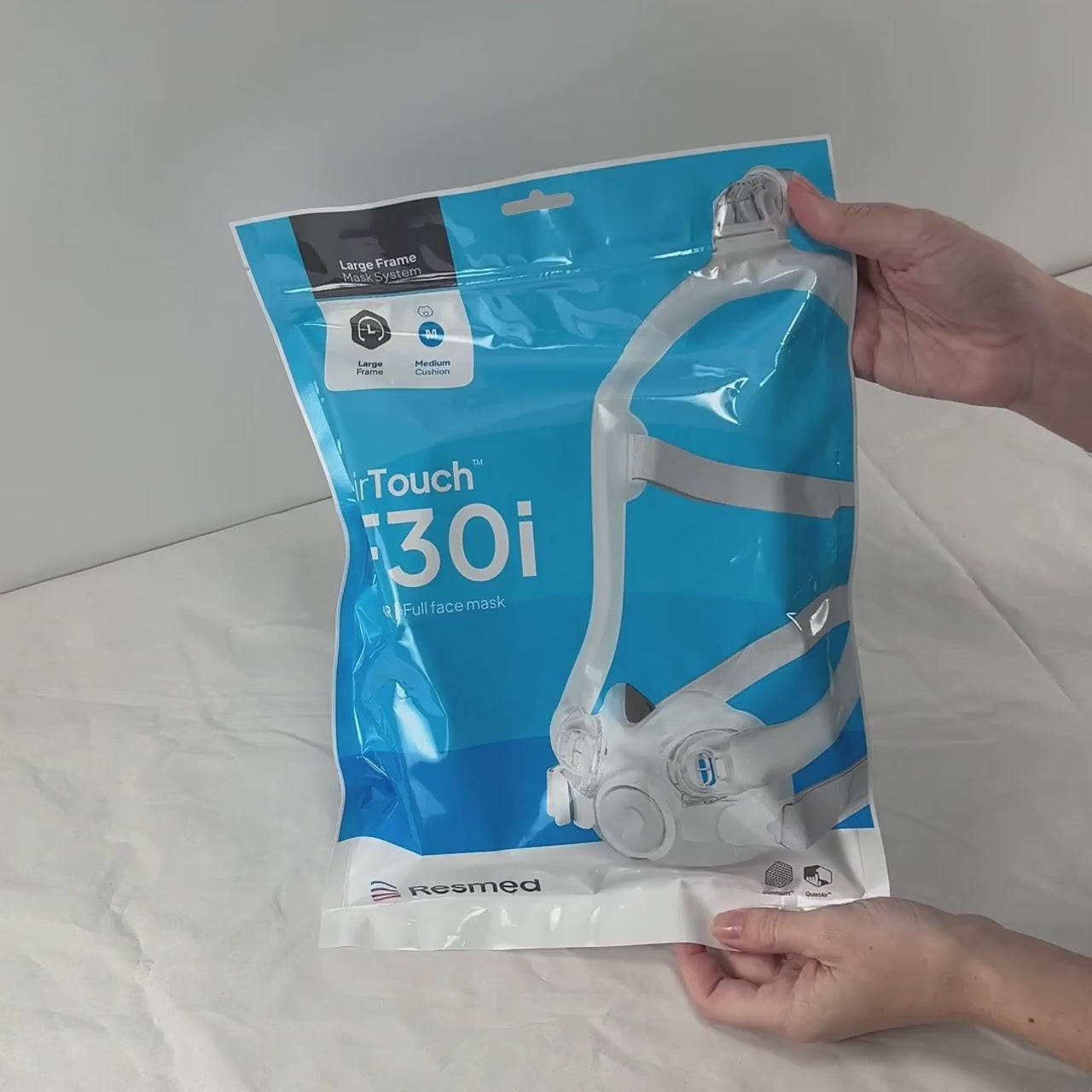 ResMed AirTouch F30i Clear Full Face CPAP Mask