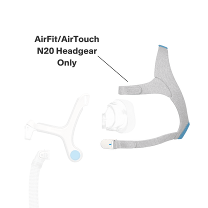 ResMed Headgear for AirFit N20 & AirFit N20 for Her Nasal CPAP Masks