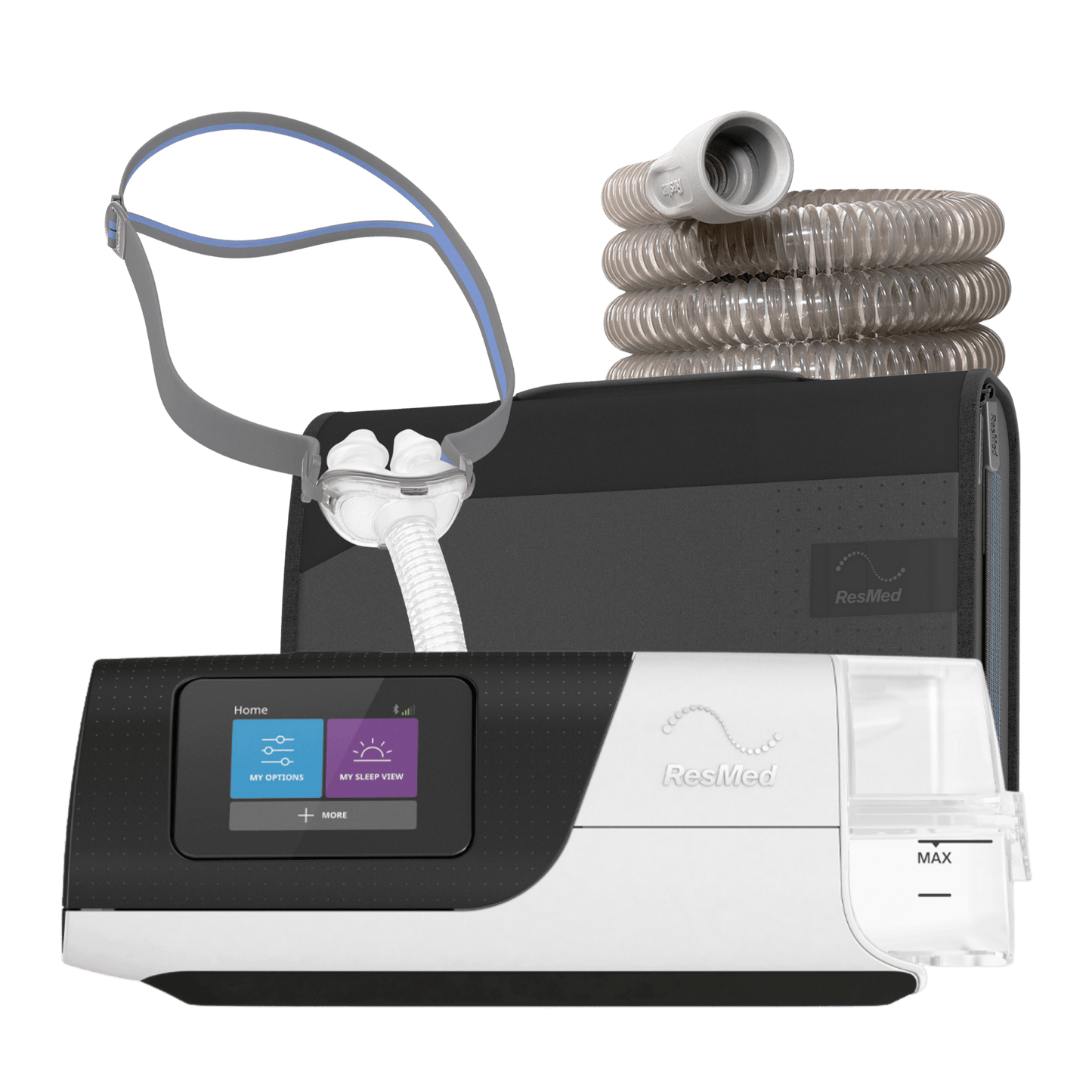 ResMed AirSense 11 AutoSet with AirFit P10 Nasal Pillow Mask Bundle