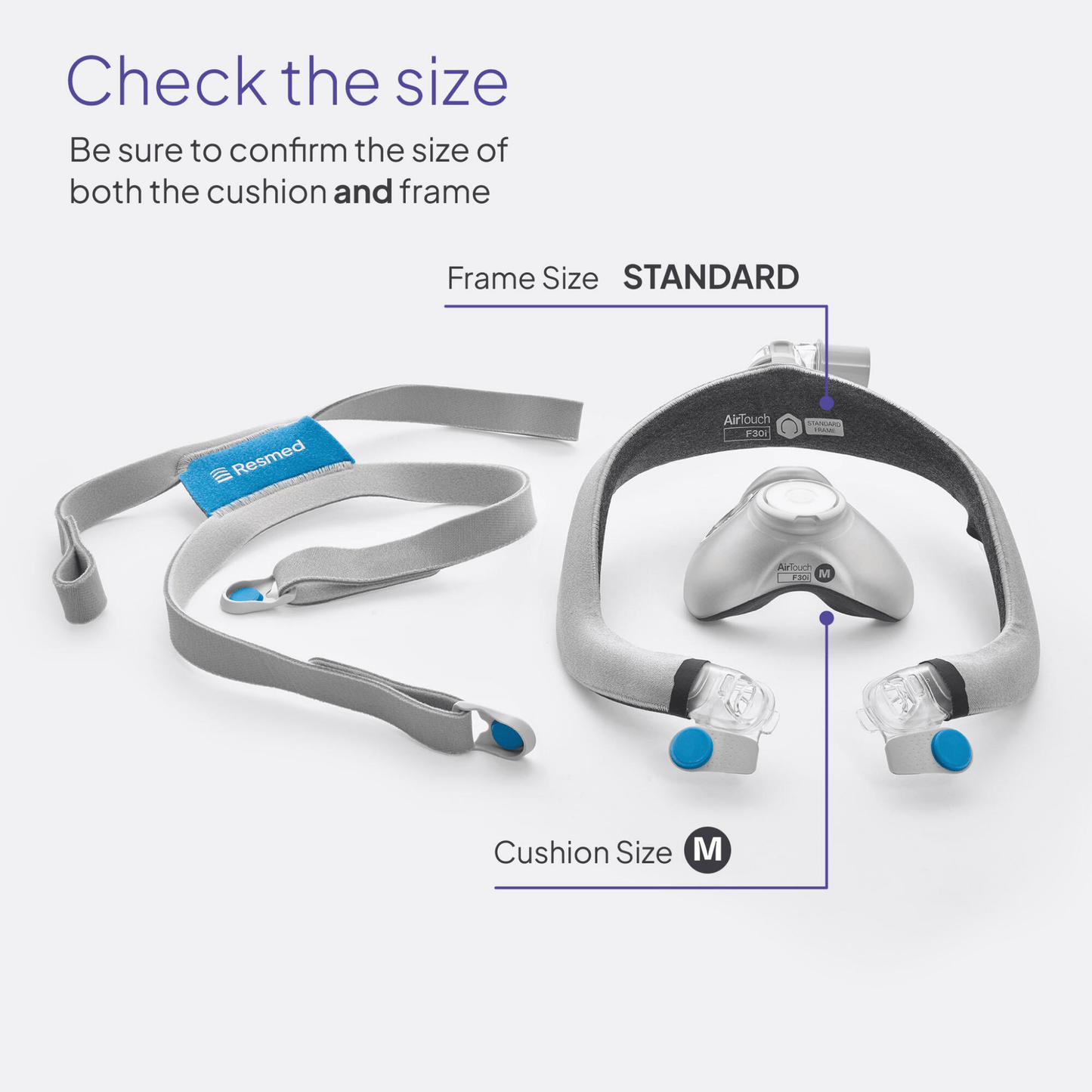 ResMed AirTouch F30i Comfort Full Face CPAP Mask