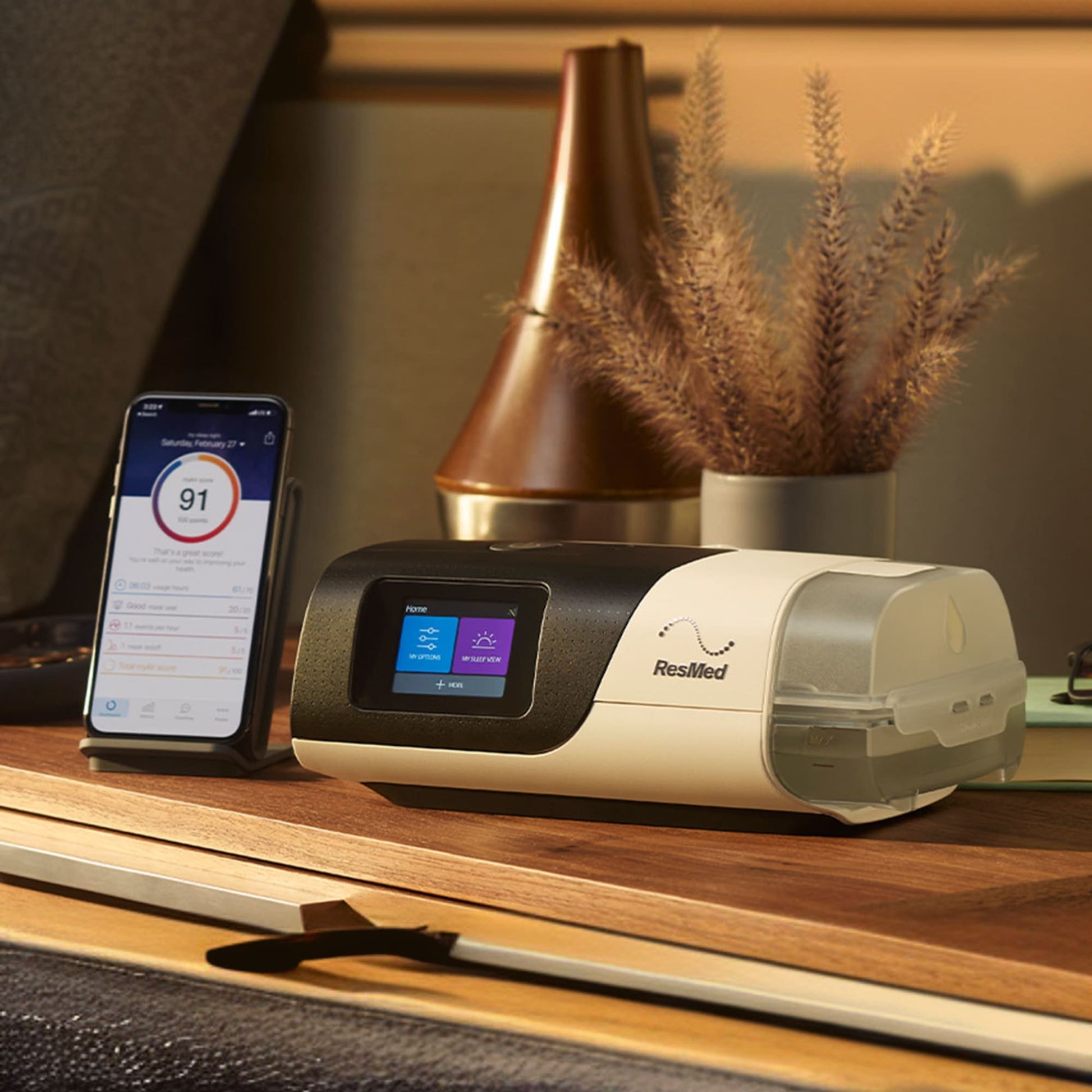 ResMed AirSense 11 with AirFit F20
