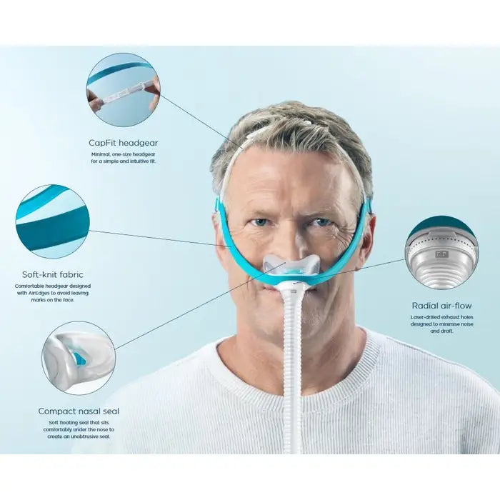 Fisher & Paykel Evora CPAP Nasal Mask with Headgear
