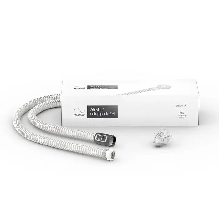 ResMed AirMini Setup Pack + HumidX for AirFit F20 Full Face CPAP Mask