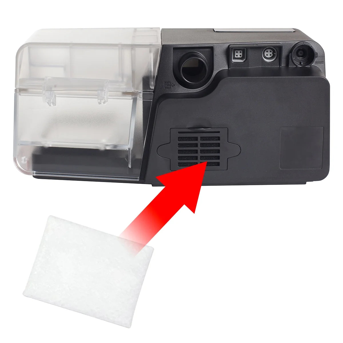 Disposable White Ultra Fine Filter for React G3 X & Luna G3 Series CPAP/BiPAP Machines