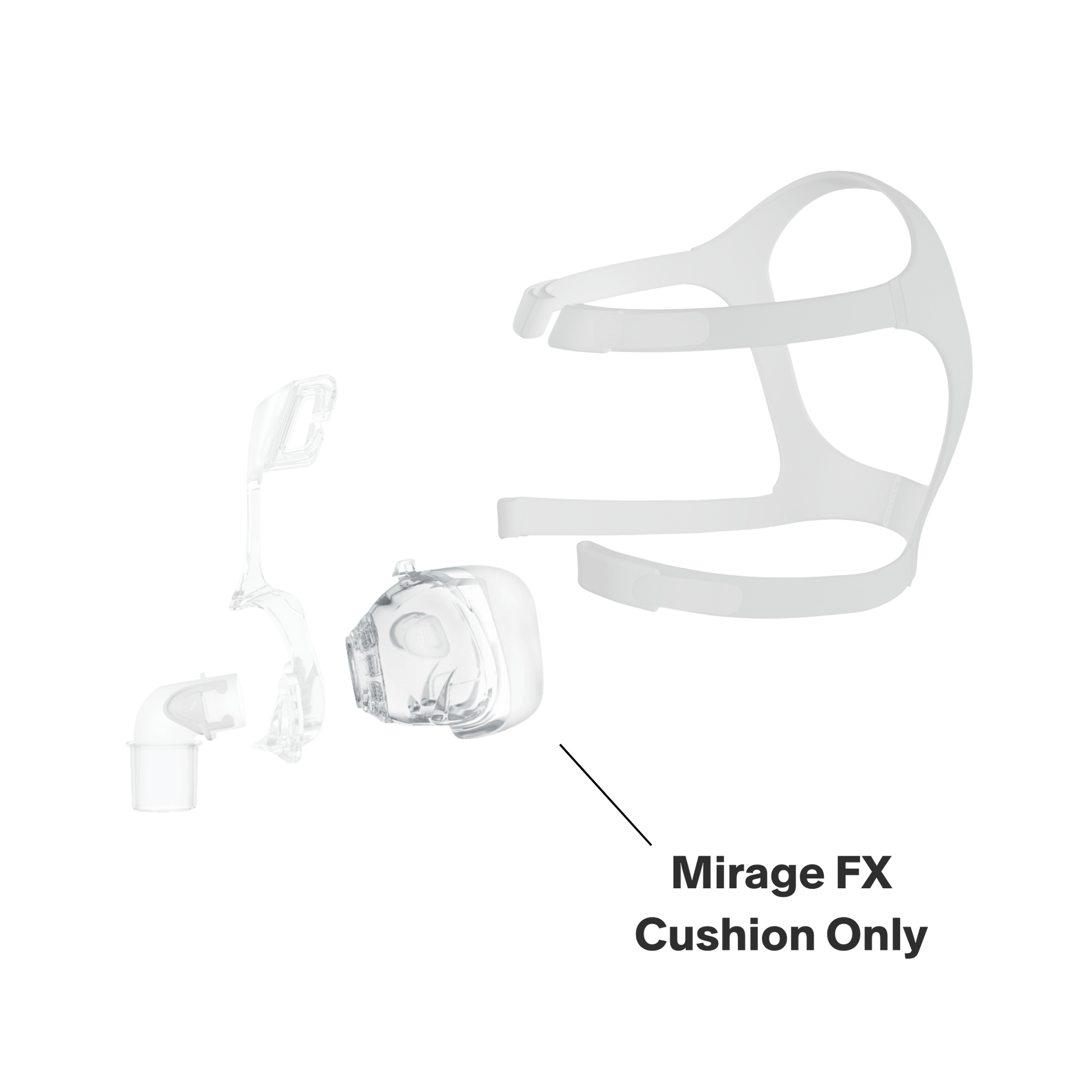 Dual-Wall Spring Air Cushion for Mirage FX Nasal CPAP Mask