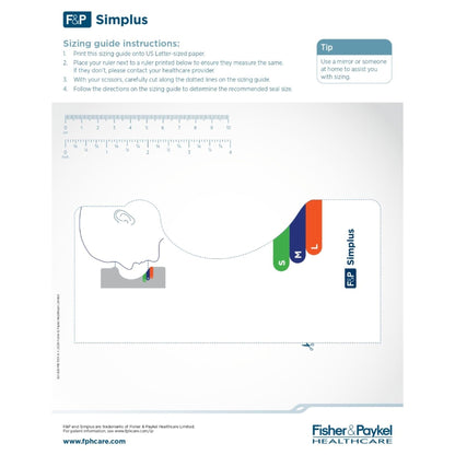 Fisher & Paykel Simplus Full Face CPAP Mask