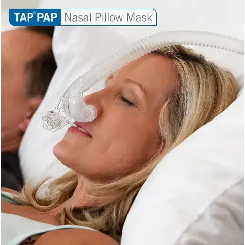 TAP PAP Nasal Pillow CPAP Mask with Improved Stability Mouthpiece