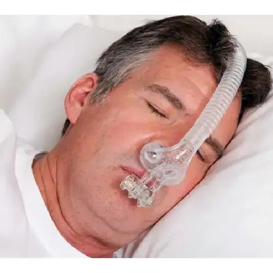 TAP PAP Nasal Pillow CPAP Mask with Improved Stability Mouthpiece